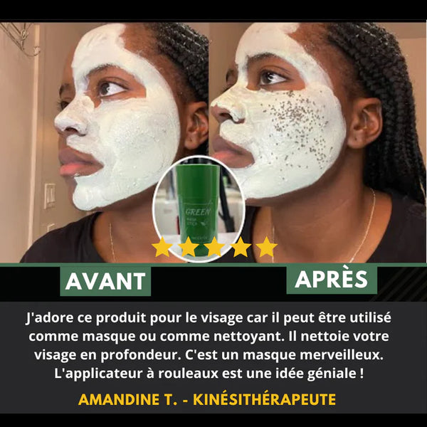 Masque Detox Nettoyant et Purifiant au Thé Vert